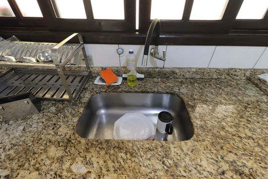 Cozinha - Pia de casa à venda com 3 quartos, 240m² em Vila Curuçá, Santo André