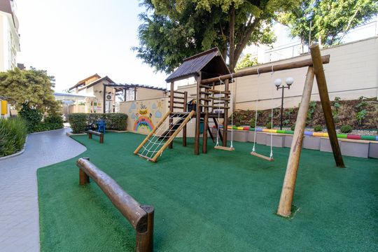 Área comum - Playground de apartamento à venda com 2 quartos, 127m² em Mansões Santo Antônio, Campinas