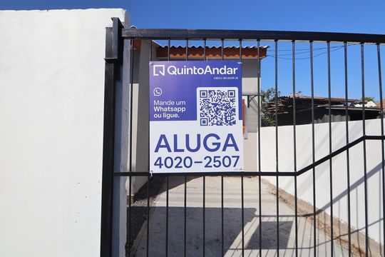 Placa de casa para alugar com 1 quarto, 32m² em Estância Velha, Canoas