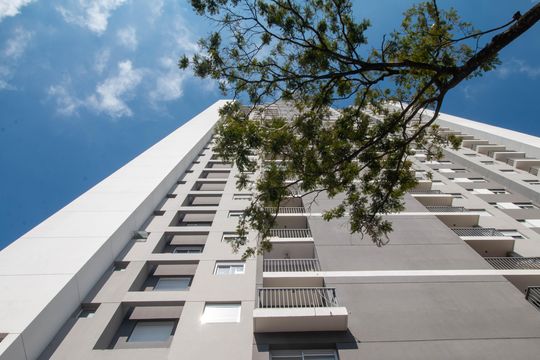Fachada de apartamento à venda com 1 quarto, 42m² em Jardim Casablanca, São Paulo