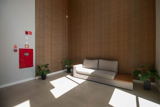 Área comum de apartamento à venda com 1 quarto, 42m² em Jardim Casablanca, São Paulo