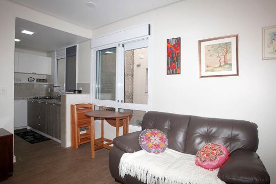 Sala de apartamento à venda com 2 quartos, 55m² em Floresta, Porto Alegre