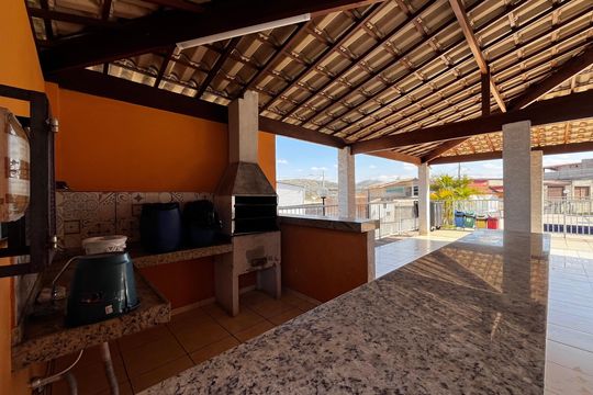 Área comum de apartamento para alugar com 2 quartos, 50m² em Felixlândia (justinópolis), Ribeirão das Neves
