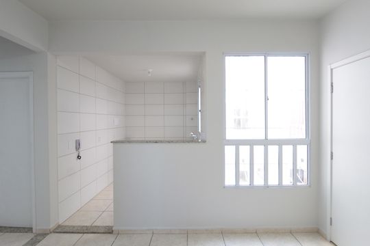 Sala de apartamento para alugar com 2 quartos, 50m² em Felixlândia (justinópolis), Ribeirão das Neves