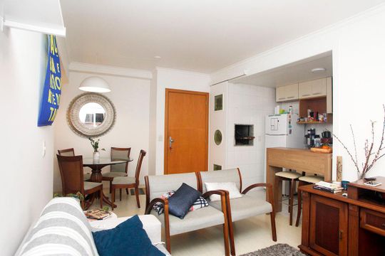 Sala de apartamento à venda com 2 quartos, 58m² em Bom Fim, Porto Alegre