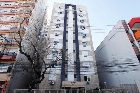 Fachada de apartamento à venda com 2 quartos, 58m² em Bom Fim, Porto Alegre