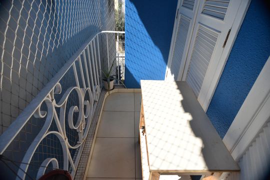 Sacada da Suíte de apartamento à venda com 3 quartos, 150m² em Vila Bastos, Santo André