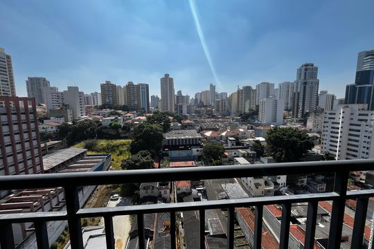 Varanda da Sala de kitnet/studio à venda com 1 quarto, 26m² em Santana, São Paulo