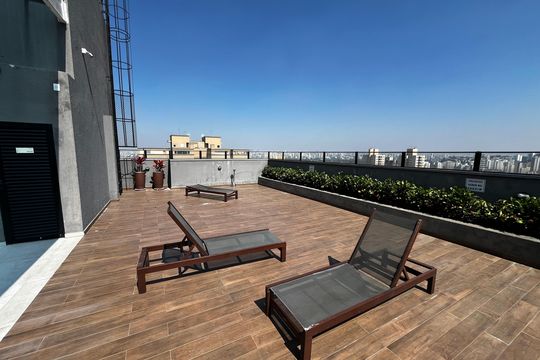 Área comum - Piscina de kitnet/studio à venda com 1 quarto, 26m² em Santana, São Paulo