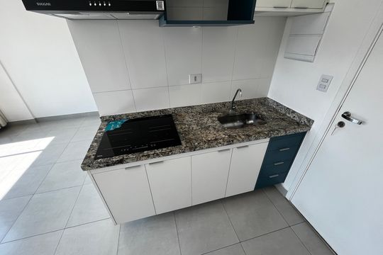 Cozinha de kitnet/studio à venda com 1 quarto, 26m² em Santana, São Paulo