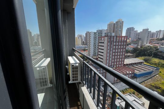 Varanda da Sala de kitnet/studio à venda com 1 quarto, 26m² em Santana, São Paulo