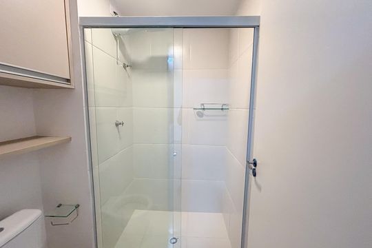 Banheiro de apartamento para alugar com 1 quarto, 26m² em Mooca, São Paulo
