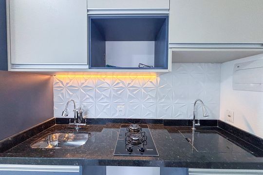 Cozinha de apartamento para alugar com 1 quarto, 26m² em Mooca, São Paulo