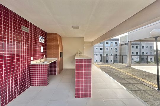 Área comum - Churrasqueira de apartamento à venda com 2 quartos, 43m² em Rondônia, Novo Hamburgo