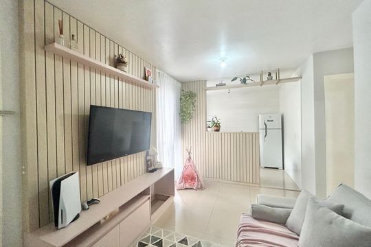 Sala de apartamento à venda com 2 quartos, 43m² em Rondônia, Novo Hamburgo