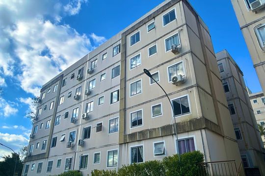 Fachada de apartamento à venda com 2 quartos, 43m² em Rondônia, Novo Hamburgo