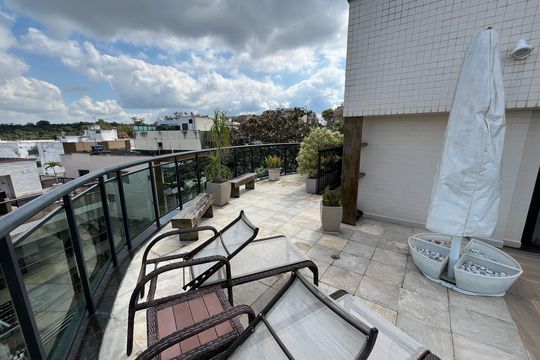 Varanda gourmet de apartamento à venda com 4 quartos, 600m² em Jardim Guanabara, Rio de Janeiro