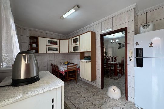 Cozinha de casa à venda com 5 quartos, 360m² em Vila Humaita, Santo André