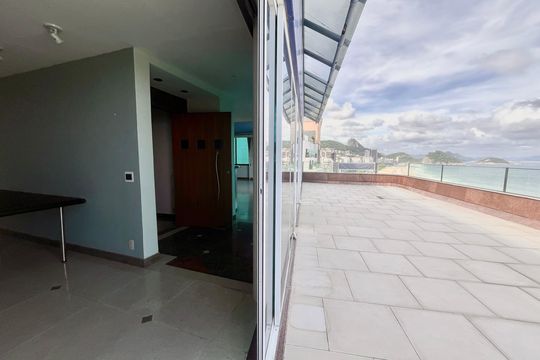 Varanda Sala de apartamento à venda com 4 quartos, 425m² em Copacabana, Rio de Janeiro