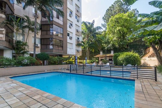 Área comum - Piscina de apartamento à venda com 3 quartos, 121m² em Petrópolis, Porto Alegre