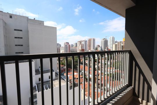Sacada da Suíte de apartamento à venda com 3 quartos, 87m² em Vila Mariana, São Paulo
