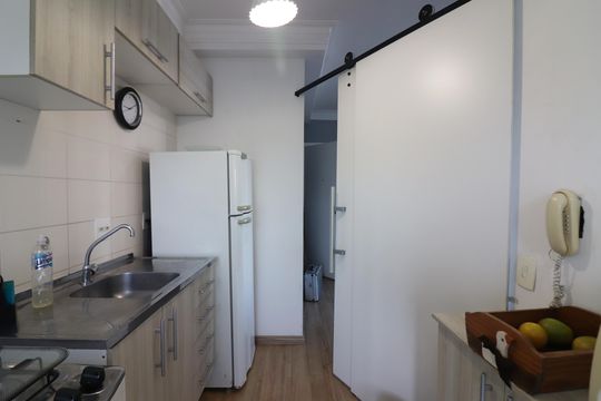 Cozinha  de apartamento para alugar com 2 quartos, 54m² em Nova Petrópolis, São Bernardo do Campo
