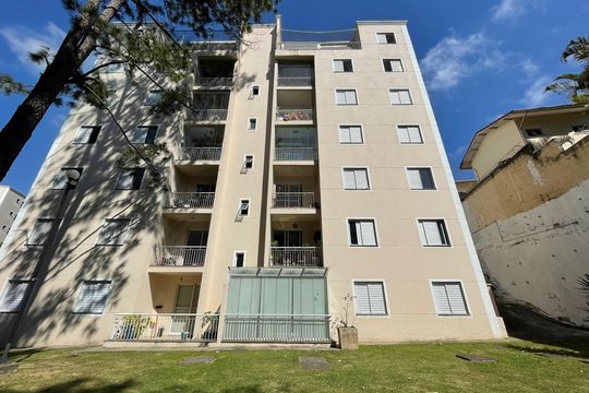 Fachada do bloco de apartamento para alugar com 2 quartos, 55m² em Parque Frondoso, Cotia