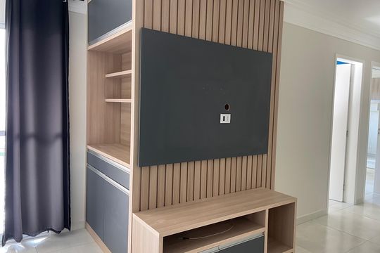 Sala de apartamento para alugar com 2 quartos, 55m² em Parque Frondoso, Cotia
