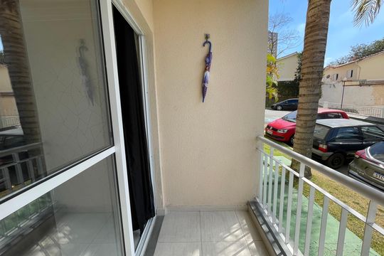 Varanda da Sala de apartamento para alugar com 2 quartos, 55m² em Parque Frondoso, Cotia
