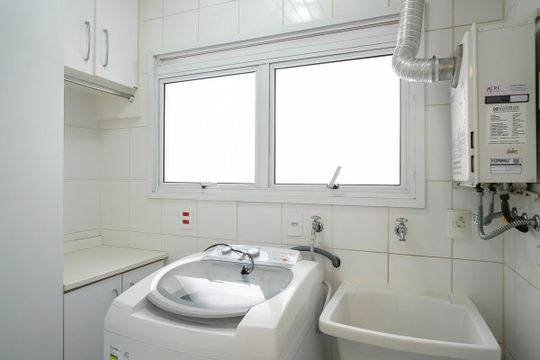 Área de Serviço de apartamento para alugar com 3 quartos, 123m² em Santa Paula, São Caetano do Sul