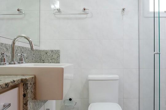 Banheiro da Suíte 2 de apartamento para alugar com 3 quartos, 123m² em Santa Paula, São Caetano do Sul