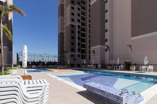 Área comum - Piscina de apartamento à venda com 2 quartos, 39m² em Padroeira, Osasco
