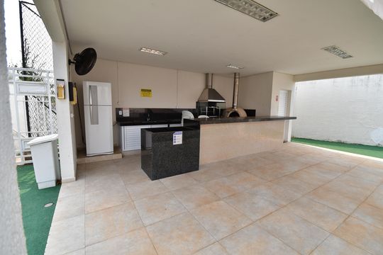 Área comum - Churrasqueira de casa de condomínio à venda com 2 quartos, 95m² em Parque Imperador, Campinas