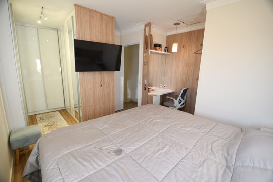 Suíte 2 de casa de condomínio à venda com 2 quartos, 95m² em Parque Imperador, Campinas