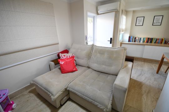 Sala de casa de condomínio à venda com 2 quartos, 95m² em Parque Imperador, Campinas