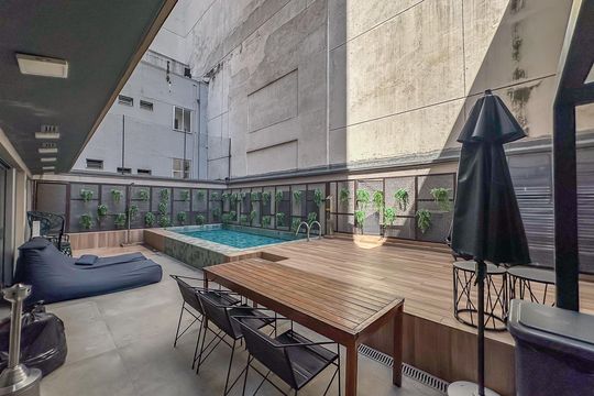 Área comum de kitnet/studio à venda com 1 quarto, 35m² em Lapa, Rio de Janeiro