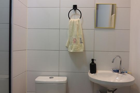 Banheiro Social de apartamento para alugar com 2 quartos, 44m² em Jardim Sao Saverio, São Bernardo do Campo