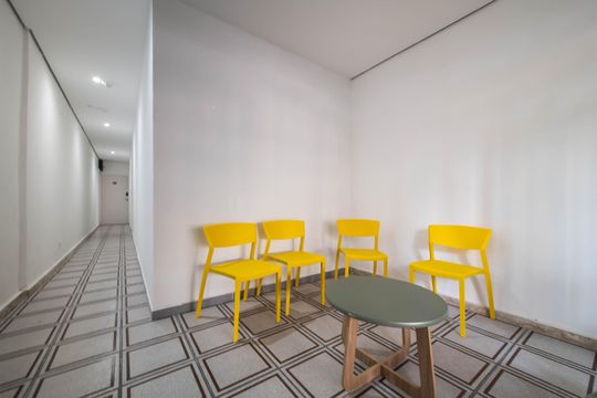 Área comum de kitnet/studio para alugar com 1 quarto, 12m² em Vila Gertrudes, São Paulo