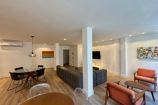 Sala de apartamento para alugar com 3 quartos, 150m² em Copacabana, Rio de Janeiro