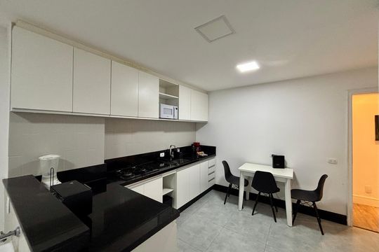 Cozinha de apartamento para alugar com 3 quartos, 150m² em Copacabana, Rio de Janeiro