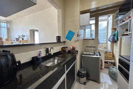 Cozinha de apartamento à venda com 1 quarto, 50m² em Todos Os Santos, Rio de Janeiro