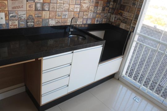 Varanda de apartamento à venda com 2 quartos, 65m² em Santa Maria, São Caetano do Sul