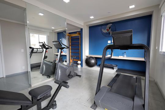 Área comum - Academia de apartamento à venda com 2 quartos, 38m² em Rp3 (regiões de Planejamento), Santo André