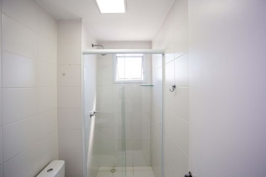 Banheiro Social de apartamento para alugar com 2 quartos, 54m² em Centro, Diadema