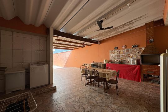Área gourmet de casa à venda com 5 quartos, 320m² em Vila Valparaíso, Santo André