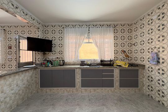 Cozinha de casa à venda com 5 quartos, 320m² em Vila Valparaíso, Santo André