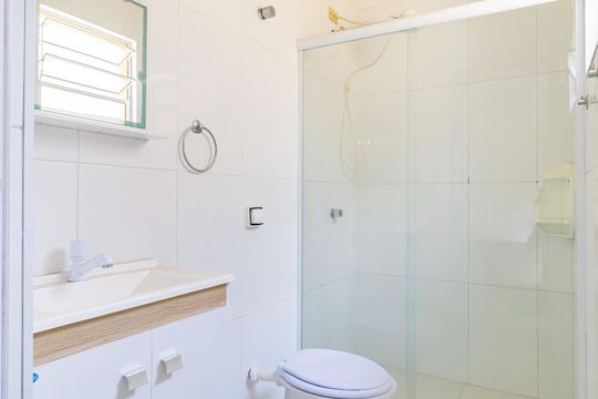 Banheiro - Suíte de casa à venda com 2 quartos, 90m² em Vila Oratorio, São Paulo