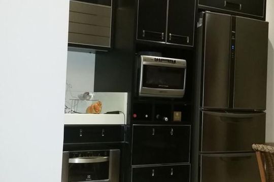Cozinha de apartamento à venda com 2 quartos, 65m² em Vila Nova Conceição, São Paulo