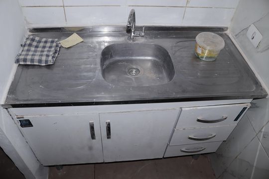 Cozinha de kitnet/studio à venda com 1 quarto, 110m² em Vila Buarque, São Paulo