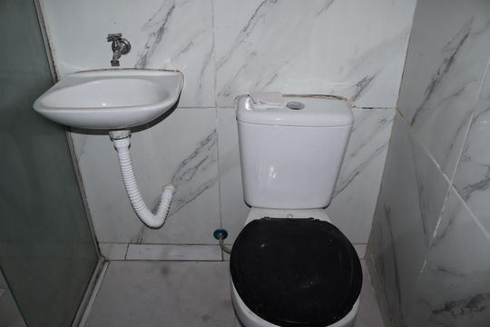 Banheiro Social de kitnet/studio à venda com 1 quarto, 110m² em Vila Buarque, São Paulo